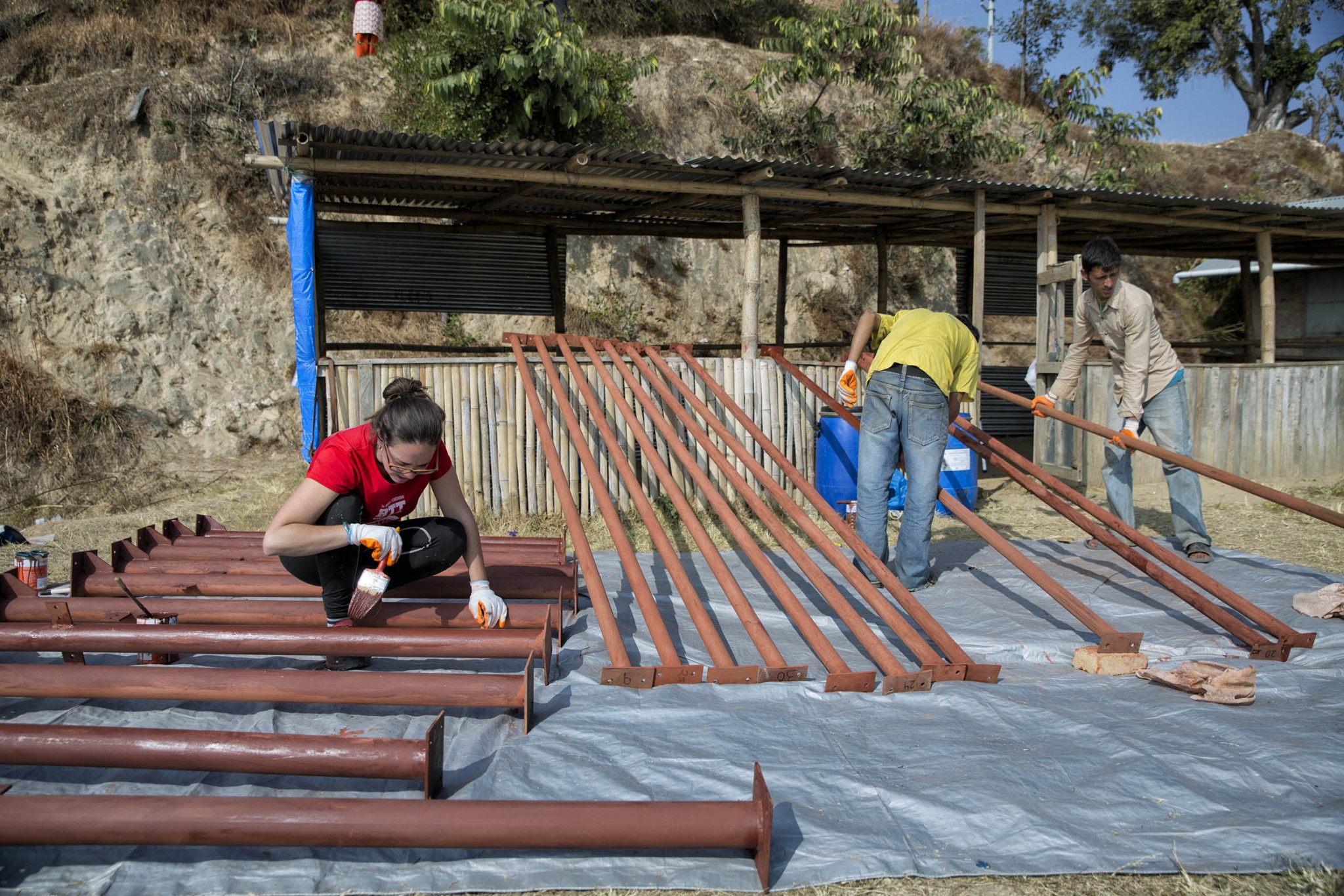 Segona fase de la reconstrucció de l’escola Shree Sarashwotti del Nepal